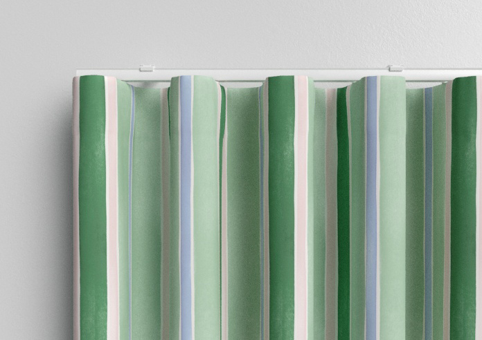 Bluebellgray Seaside Stripe, Seaglass - Made to Measure Curtains - Image 13